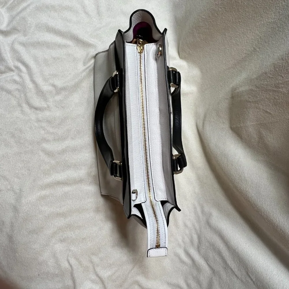 Cole Haan 2 tone leather bag - Picture 6 of 8